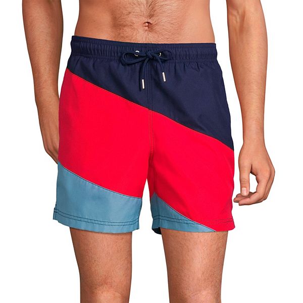 Men's Lands' End 6inch Volley Swim Trunks