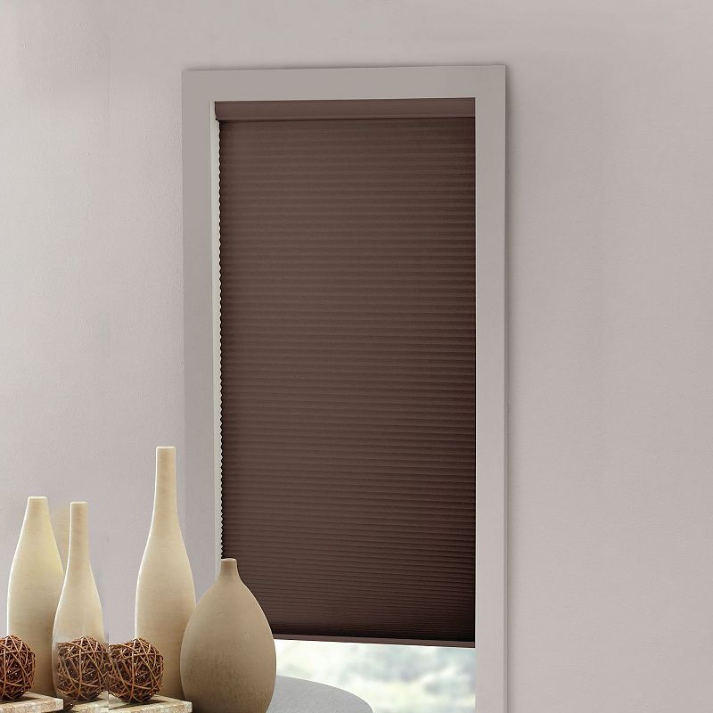 49692208 Harper Lane Cordless Cellular Shade, Brown, 34X64 sku 49692208