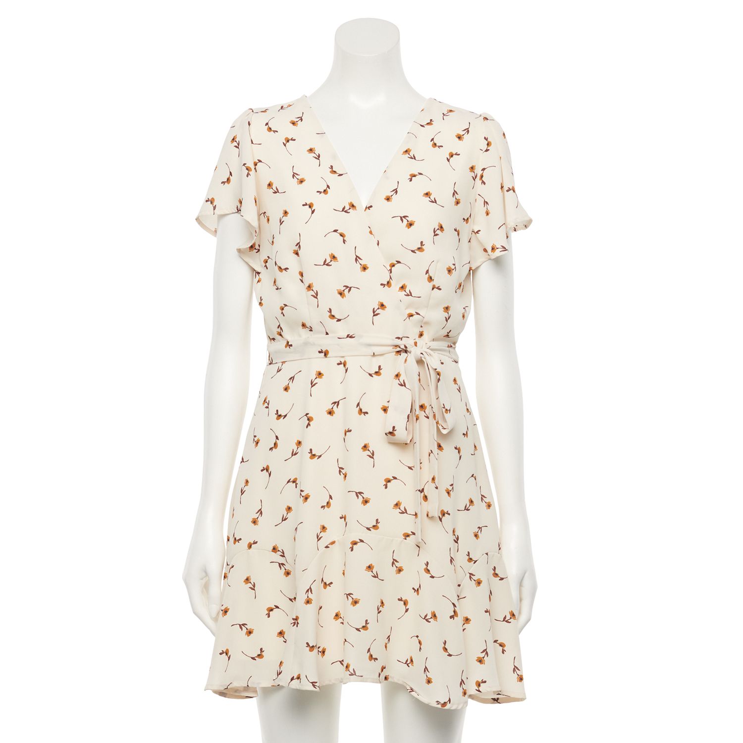 kohls white floral dress