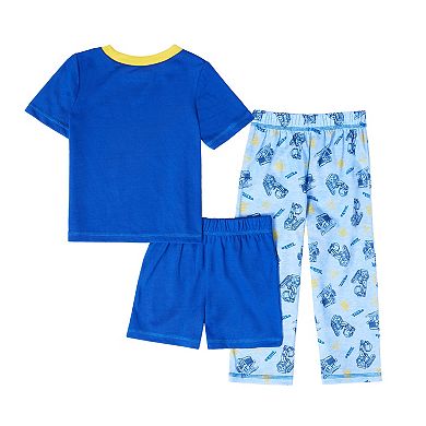 Toddler Boy Tonka 3 Piece Pajama Set