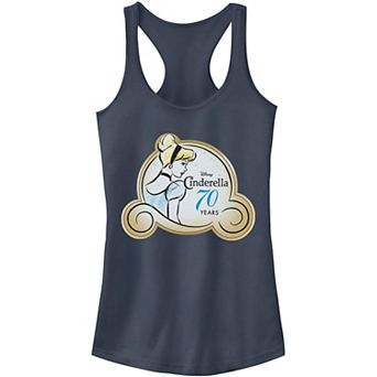 Juniors' Disney's Cinderella 70th Anniversary Logo Tank Top