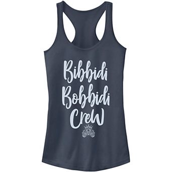 Juniors' Disney's Cinderella "Bibbidi Bobbidi Crew"Tank Top