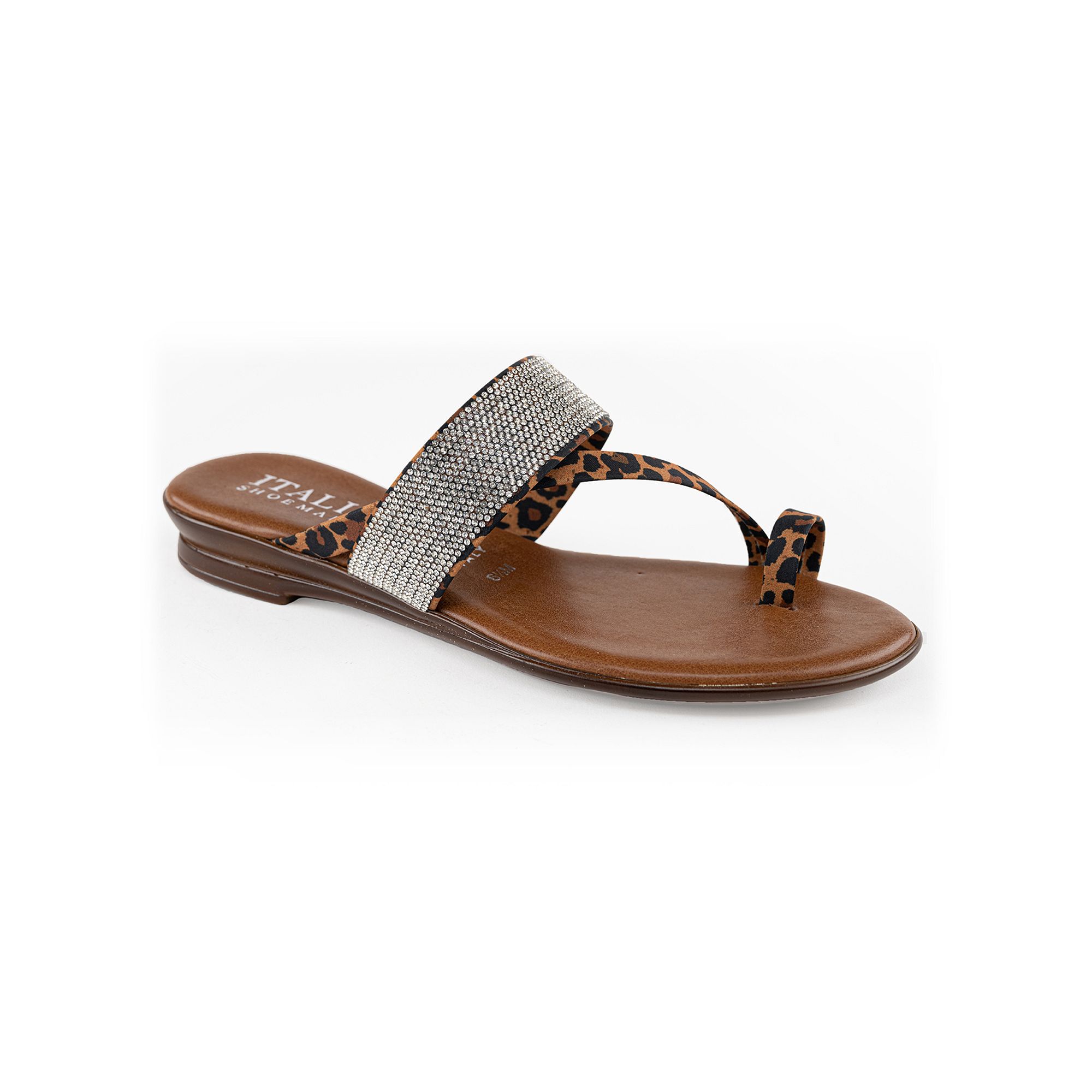 Italian Shoemakers Ryann Womens Sandals, Size: 6, Leopard
