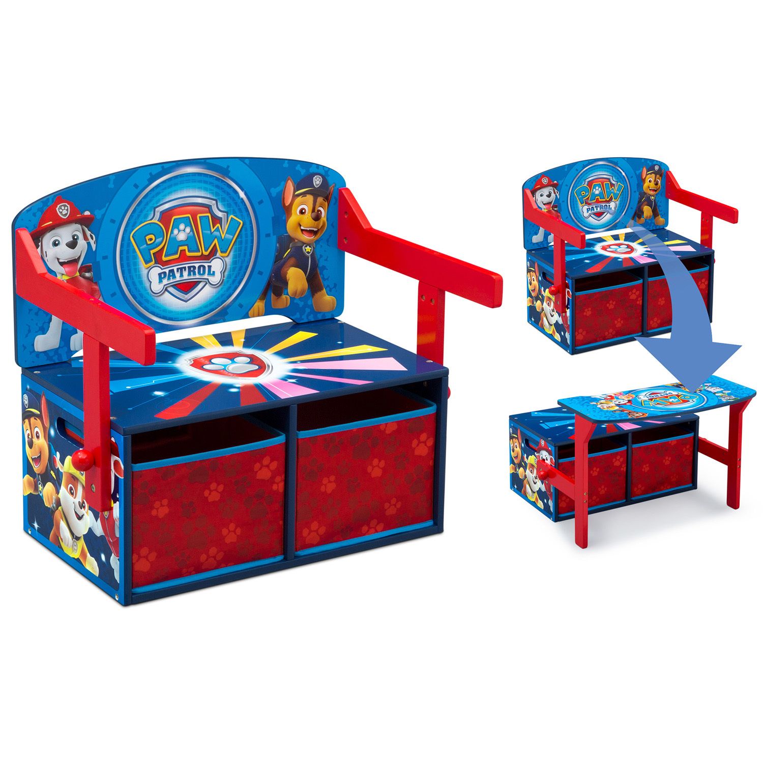 delta paw patrol desk