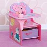 Delta Children Peppa Pig Chair Desk with Storage Bin