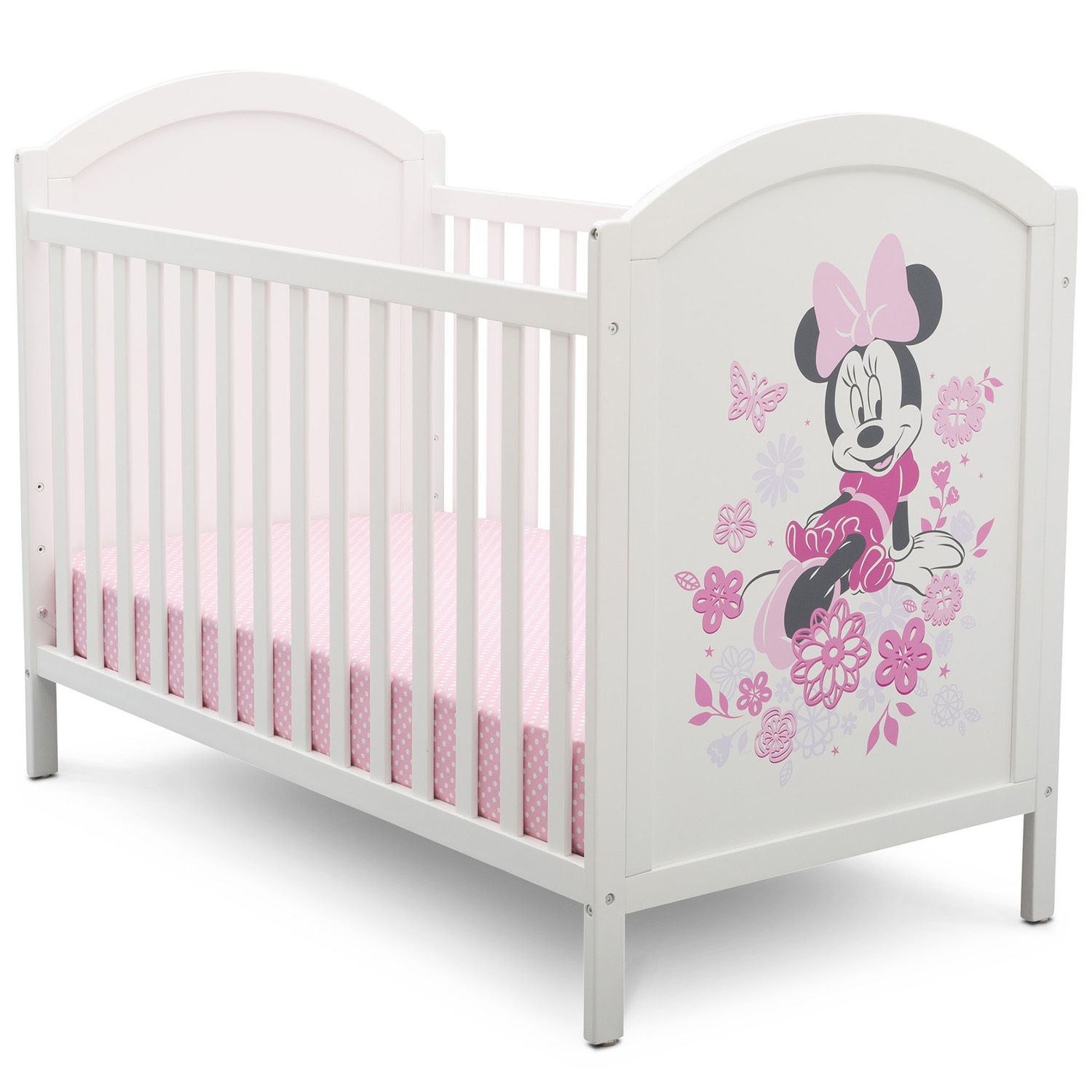 pink convertible crib