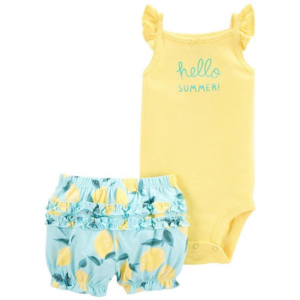 Carters baby girl summer hot sale clothes