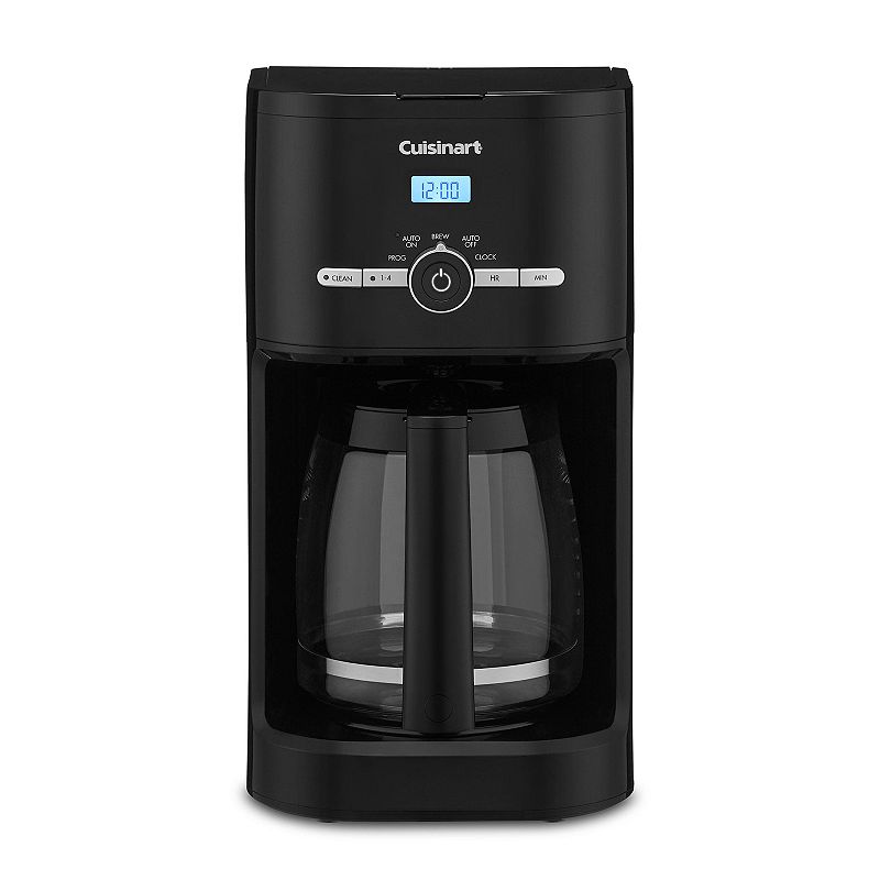 12-Cup Programmable Coffee Maker with Front-Fill Water Reservoir, Cone  Filters, Black & Stainless - 46380