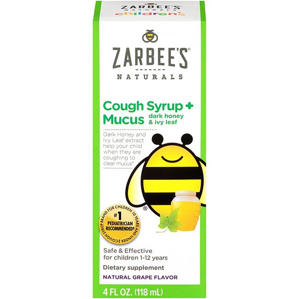 Zarbee's Naturals Children's Cough Syrup + Mucus