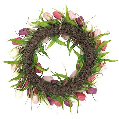Sonoma Goods For Life Artificial Tulip Wreath Wall Decor