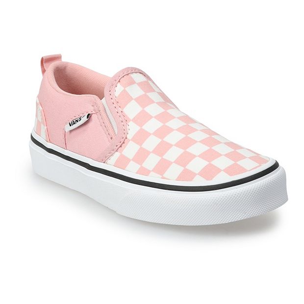 Vans Asher Girls' Slip-On Sneakers, Girl's, Size: 3, Med Pink
