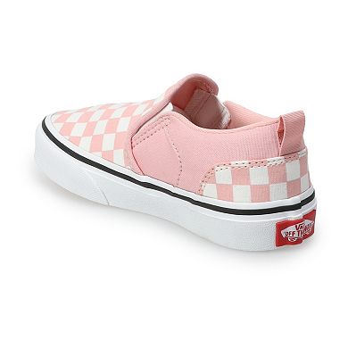 Vans® Asher Girls' Slip-On Sneakers