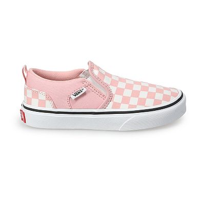 Vans® Asher Girls' Slip-On Sneakers