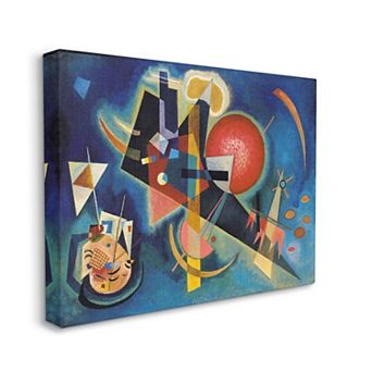 Stupell Home Decor In Blue Kandinsky Canvas Wall Art