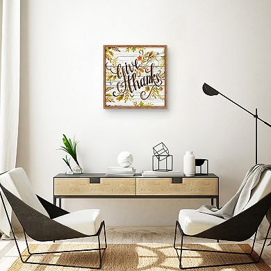 Master Piece Give Thanks Canvas Wall Art