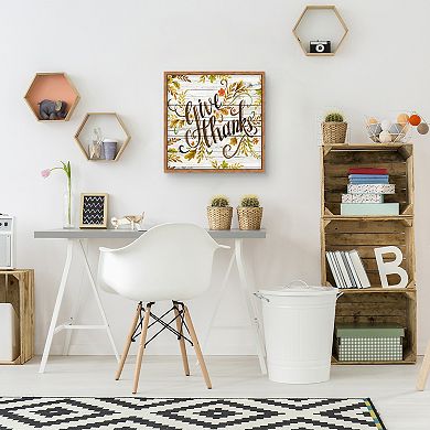 Master Piece Give Thanks Canvas Wall Art