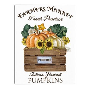 Masterpiece Pumpkin Harvest Canvas Wall Art