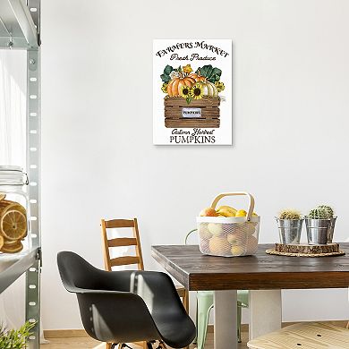 Master Piece Pumpkin Harvest Canvas Wall Art