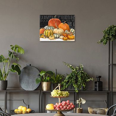 Master Piece Pumpkin Valley Black Wall Art
