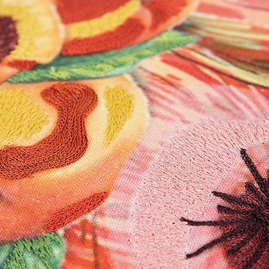 Rizzy Home Fruit and Pinecones Throw Pillow