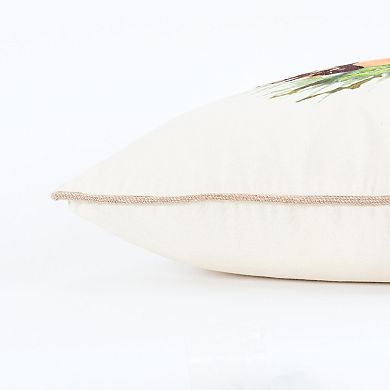 Rizzy Home Fruit and Pinecones Throw Pillow