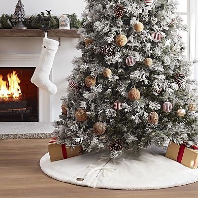 Koolaburra by UGG Karina Faux Fur Christmas Tree Skirt