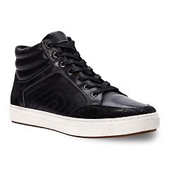 Mens black high store top tennis shoes