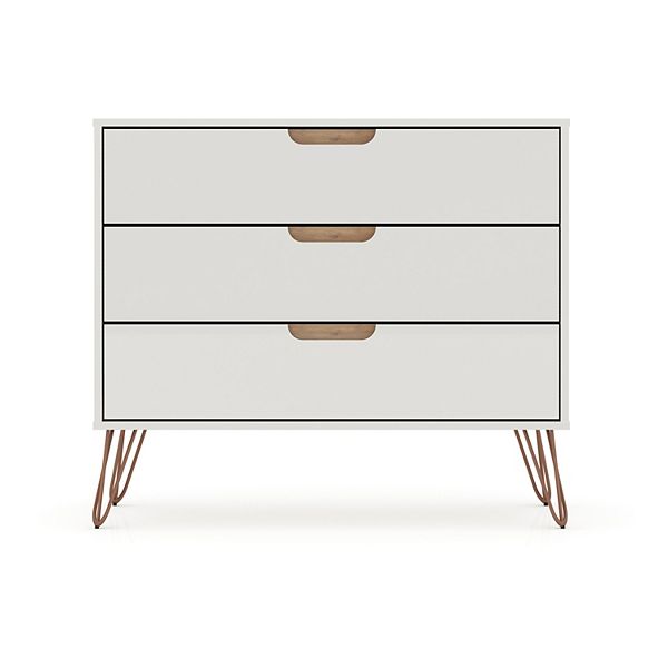 MANHATTAN COMFORT Rockefeller 3-Drawer Dresser