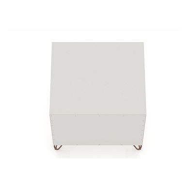 Manhattan Comfort Rockefeller 2-Drawer Nightstand