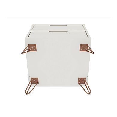 Manhattan Comfort Rockefeller 2-Drawer Nightstand