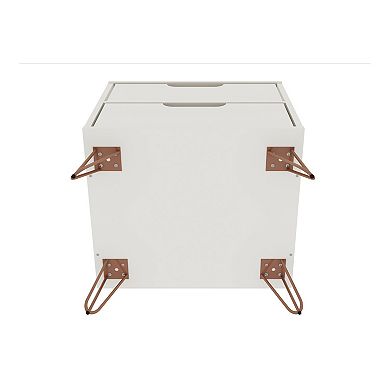 Manhattan Comfort Rockefeller 2-Drawer Nightstand