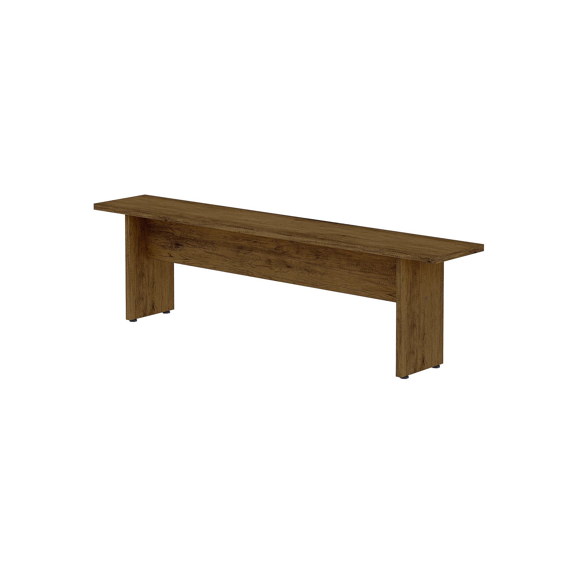 MANHATTAN COMFORT NoMad Rustic Country Dining Bench, Nature