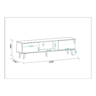 Manhattan Comfort Doyers 70" TV Stand