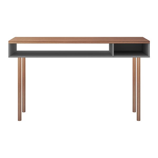 MANHATTAN COMFORT Windsor Console Accent Table - Gray Nature