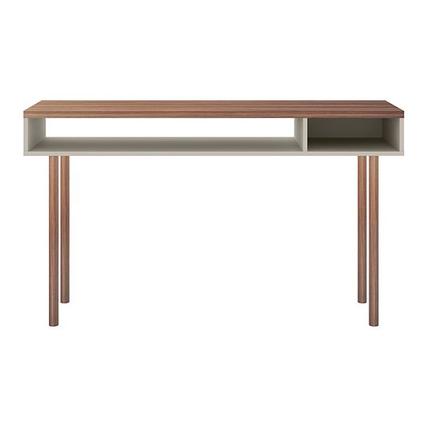 MANHATTAN COMFORT Windsor Console Accent Table - Off White Nature