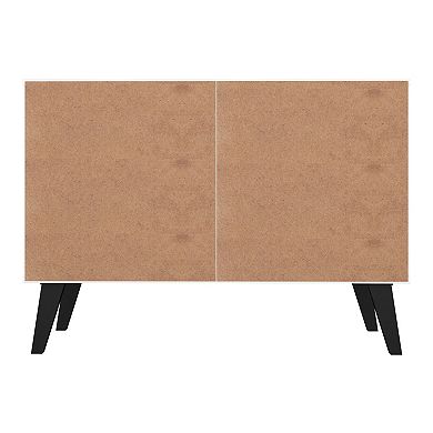 Manhattan Comfort Amsterdam 3-Shelf Double Side Table