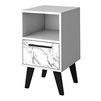 Manhattan Comfort Amsterdam 1-Shelf Nightstand