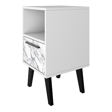 Manhattan Comfort Amsterdam 1-Shelf Nightstand