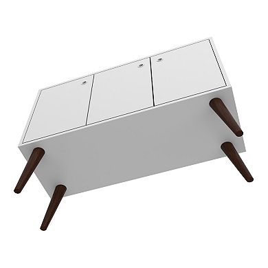 Manhattan Comfort Bromma 3-Shelf Sideboard