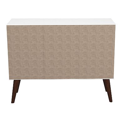 Manhattan Comfort Bromma 3-Shelf Sideboard