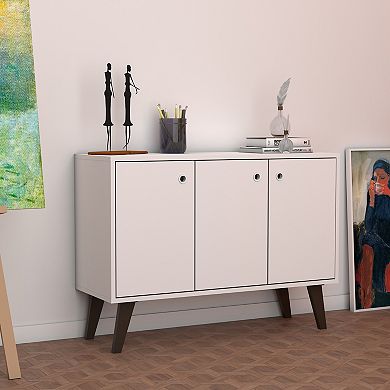 Manhattan Comfort Bromma 3-Shelf Sideboard