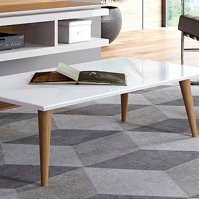 Manhattan Comfort Utopia Low Rectangle End Table