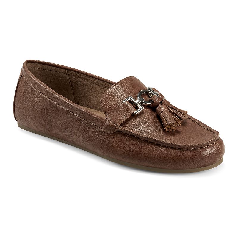 Aerosoles Deanna Womens Loafers, Size: 6 Wide, Brown