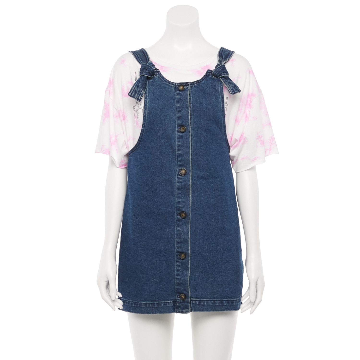 juniors denim dress