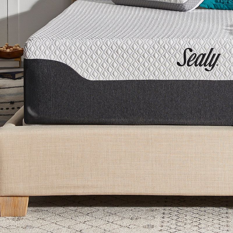 Sealy 14 Hybrid Memory Foam Mattress-in-a-box with Cool & Clean Cover, S