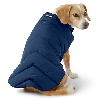 Lands' End Dog Solid Puffer Vest