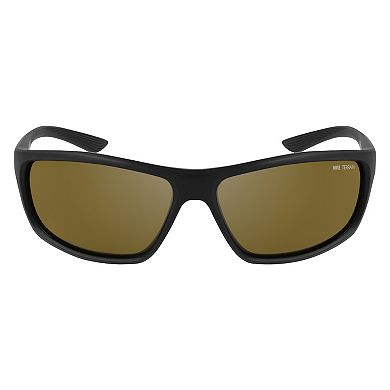 Men's Nike Rabid 64 mm Semi-Rimless Wrap Polarized Sunglasses