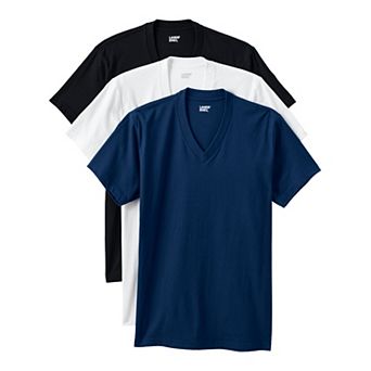 Big & Tall Lands' End V-Neck Undershirt 3 Pack
