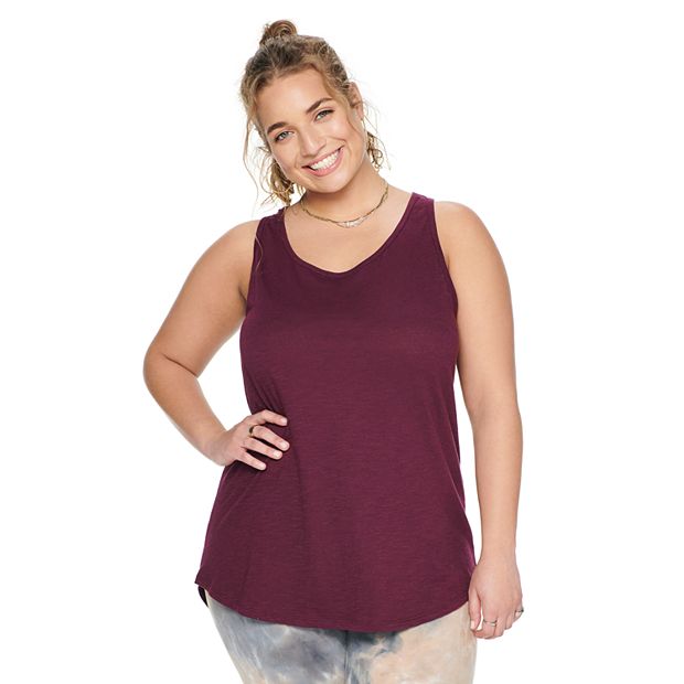 Kohls plus hot sale size tank tops