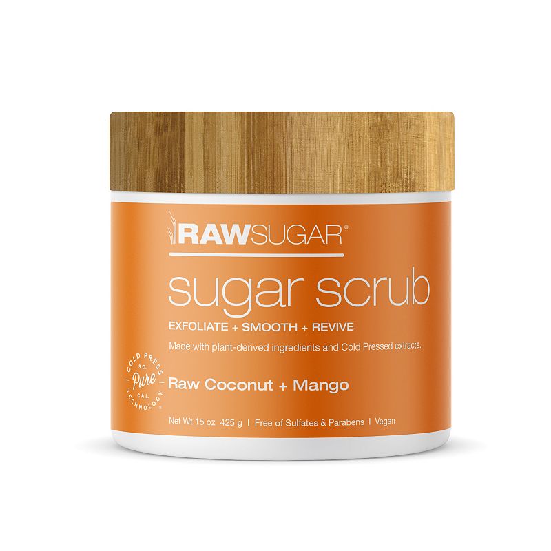 Raw Sugar Raw Coconut + Mango Sugar Scrubs - 15oz